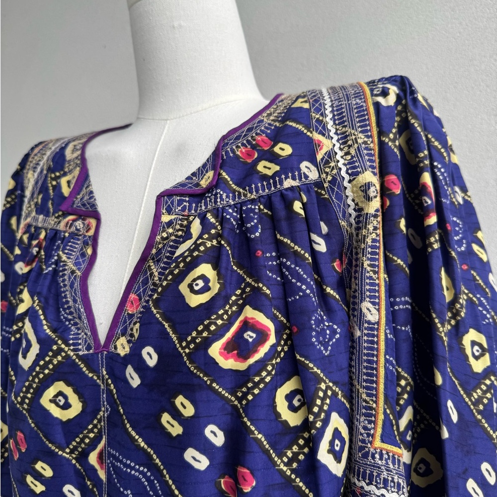 Isabel Marant Blue Patterned Top - Picture 5 of 5